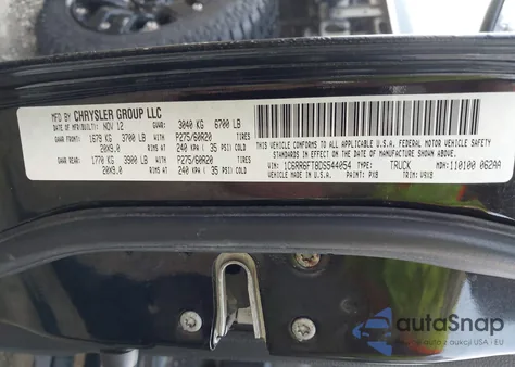 2013 Ram 1500 Express from USA, damaged, VIN 1C6RR6FT8DS544054